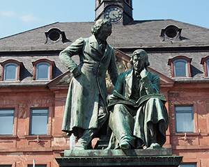 Statue of Brothers Grimm