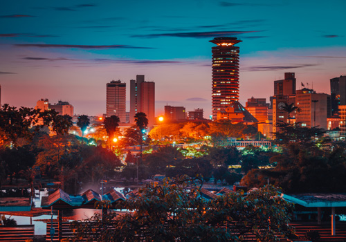 Nairobi at night