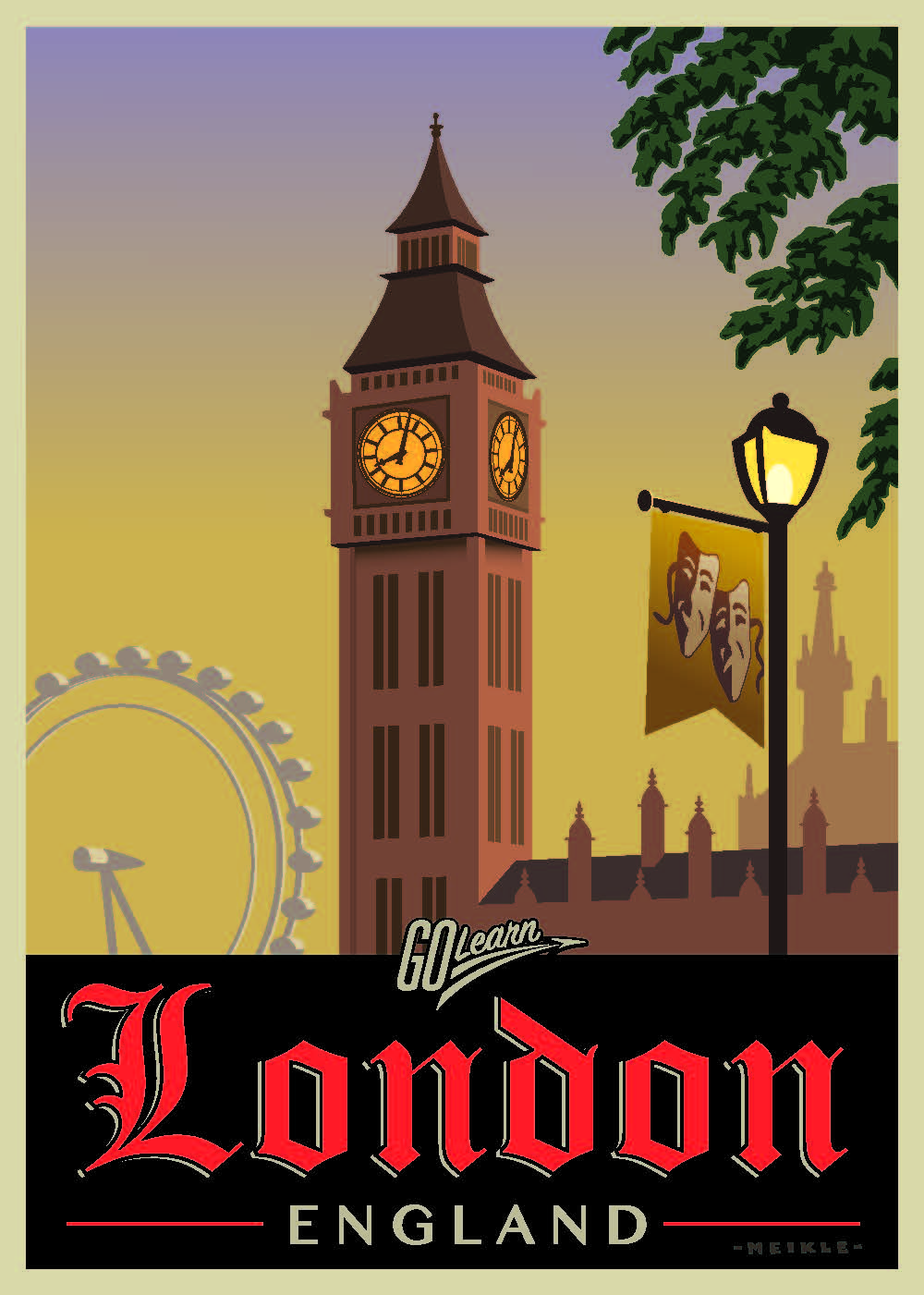 London on Stage Go Learn poster
