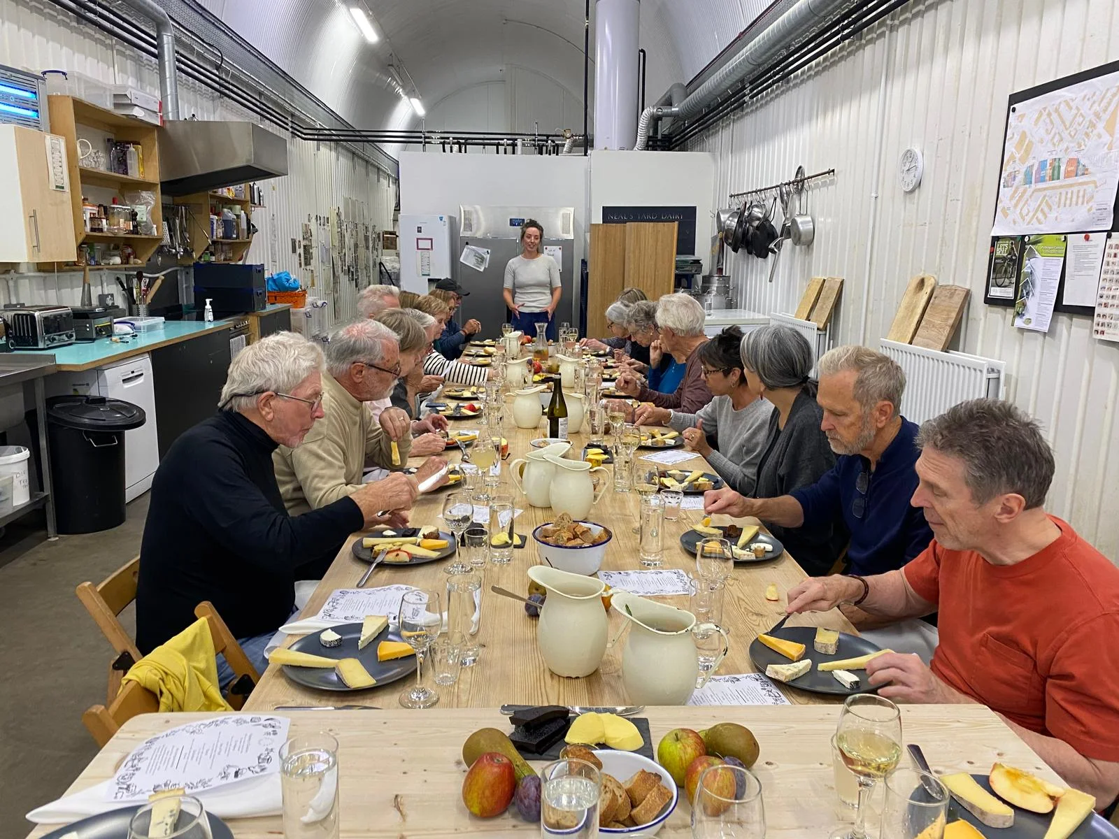 Cheese-tasting at Neal's Yard Dairy