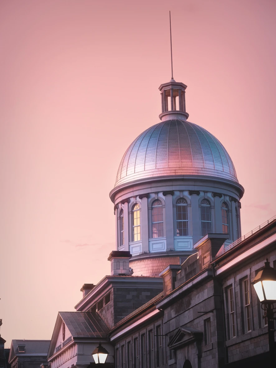 Bonsecours market in the evening