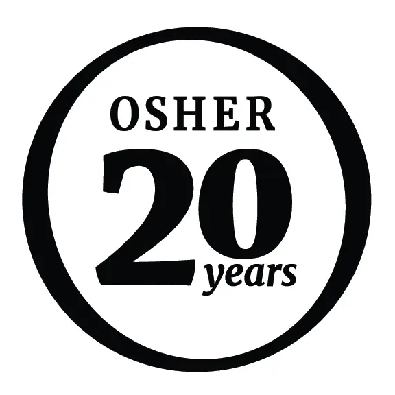 Osher 20 years logo