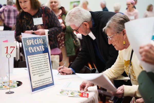 osher members attending a special event