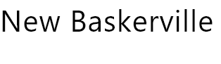 new baskerville font